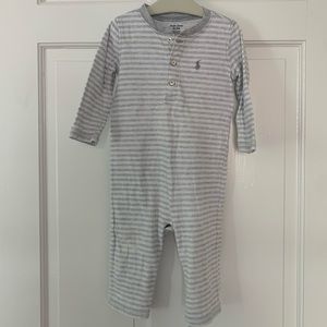 Ralph Lauren Baby Boy Striped Coverall